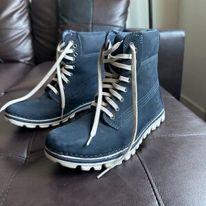 Timberland Navy Blue Boots